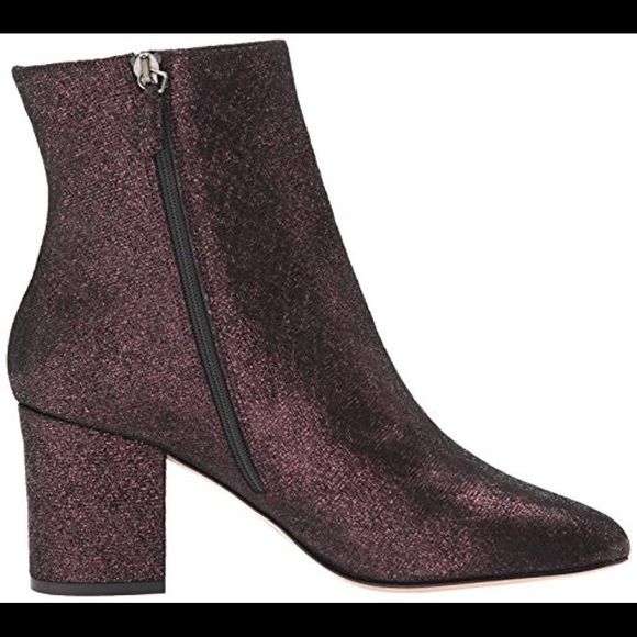 Lk Bennett Jourdan Loganberry Metallic Ankle Boot - Picture 4 of 4